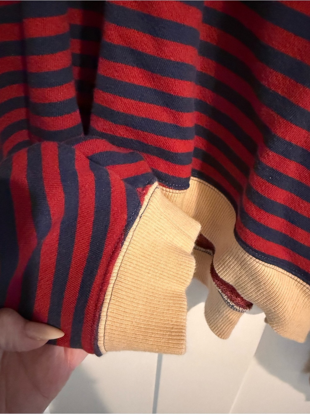 We the Free Striped Oversized Pullover Sweatshirt - Picture 3 of 5